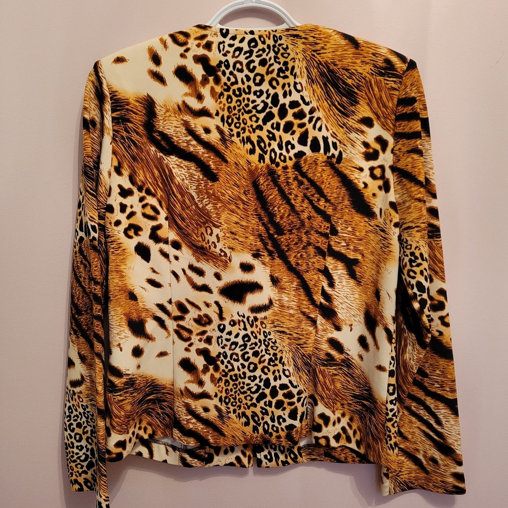 Investments animal print jacket